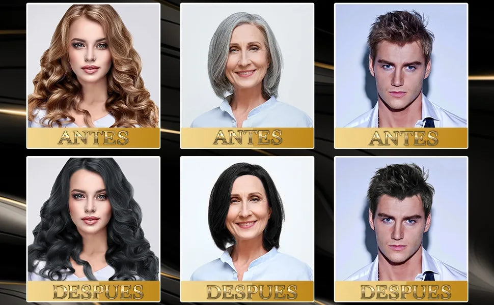 Cubre tus Canas en Minutos Natural, Seguro y Perfecto para Hombres y Mujeres que Quieren Verse y Sentirse Mejor.