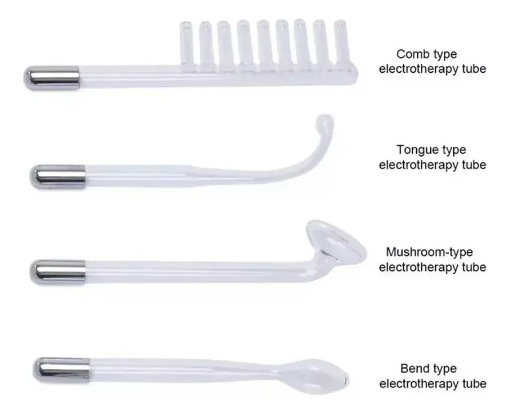 Kit de Alta Frecuencia Portátil 4 en 1 – Piel Limpia, Acné Controlado y Cabello Más Fuerte